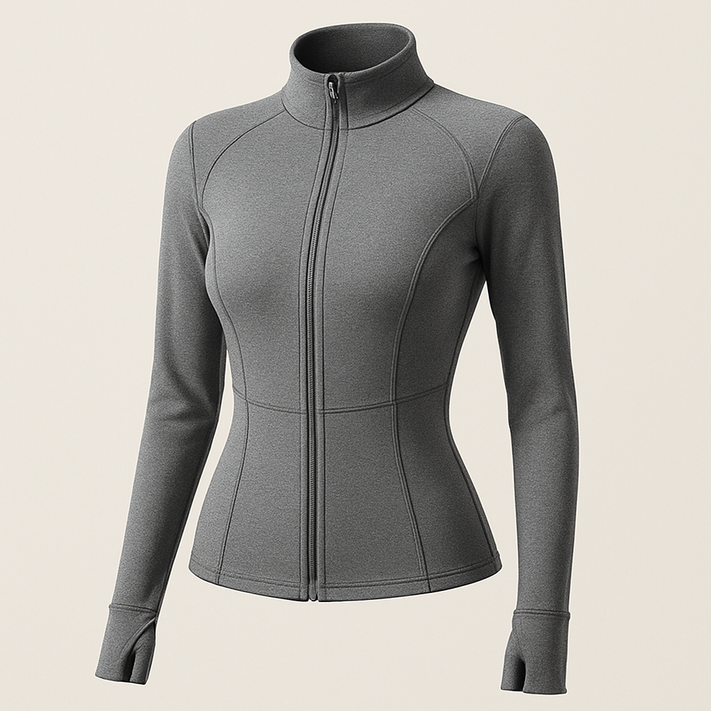 Casaco Yoga FitLine Elegância Esportiva que modela